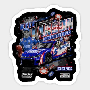 Kyle Larson Pennzoil 400 Race Win Sticker